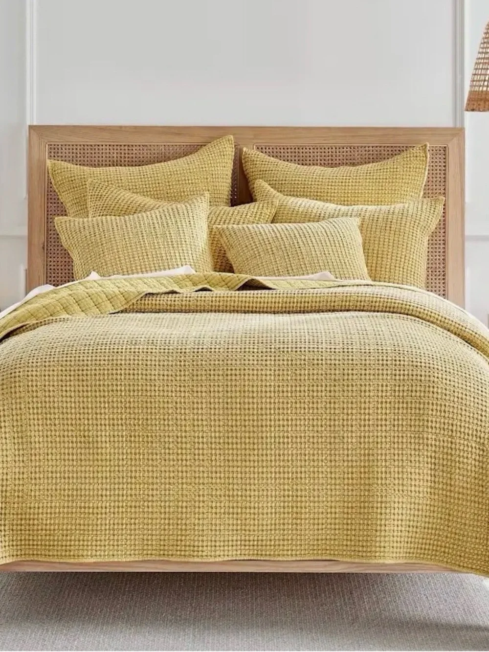 Levtex Home - Colección Mills Waffle Quilt Set 3 Piece KING 106x92 inches